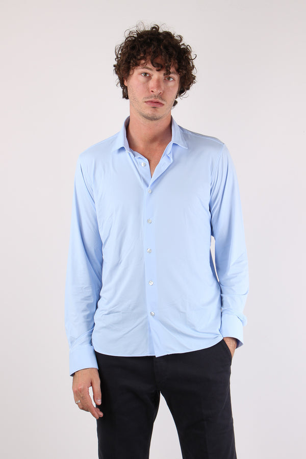 Camicia Oxford Light Blue-2