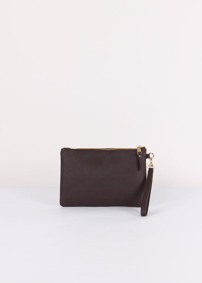 Pochette Saffiano Logo Moro-3