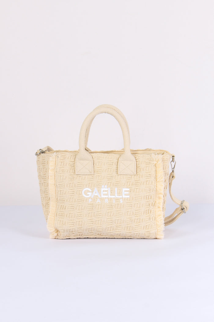 Tote Frange Basica Beige