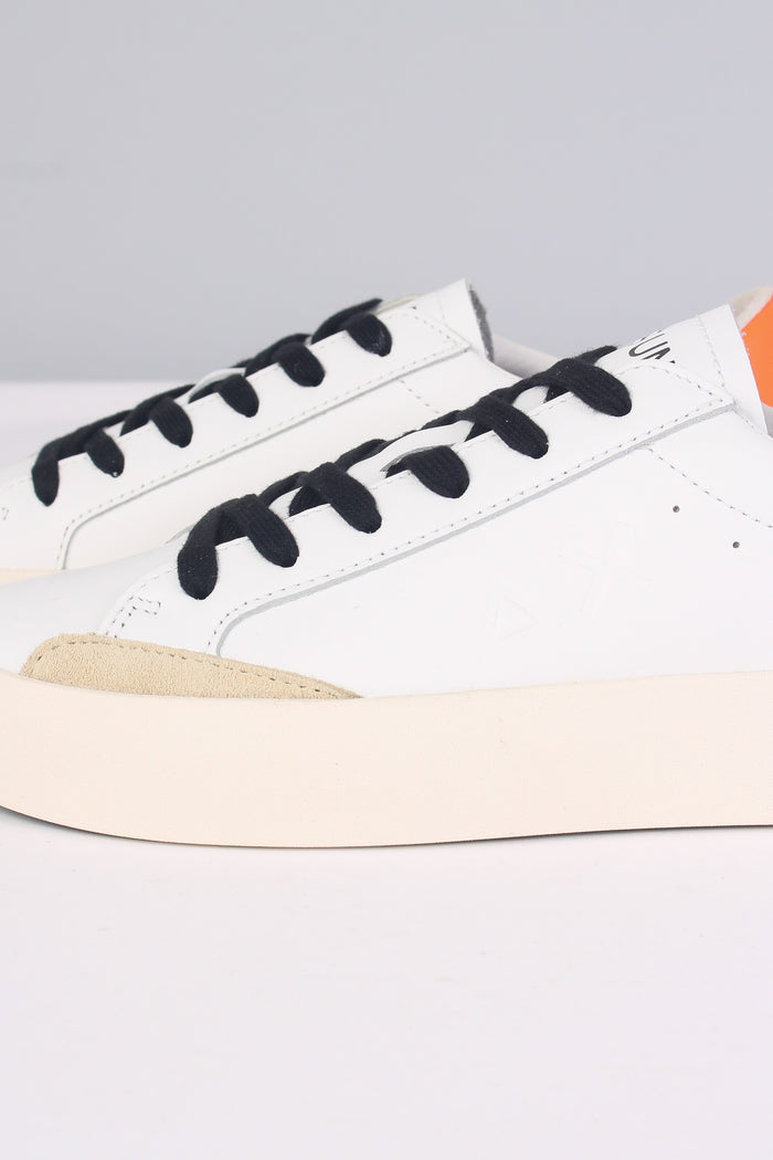 Sneaker Street Leather Bianco/arancio-6