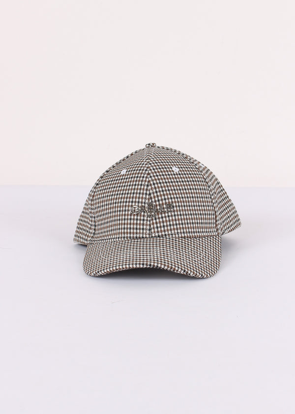 Baseball Cap Placca Logo Nero
