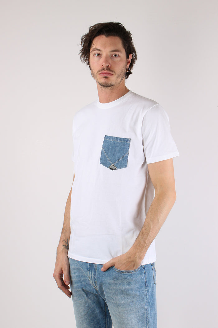 T-shirt Taschino Denim Optic White-5