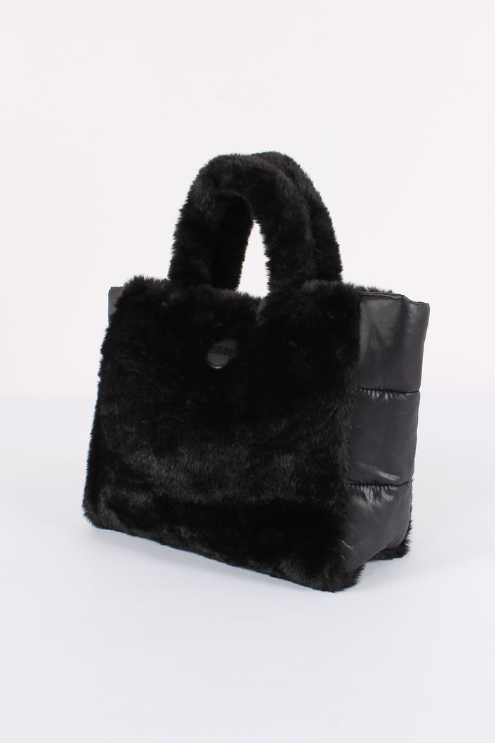 Shopping Ecopelliccia Nero-5