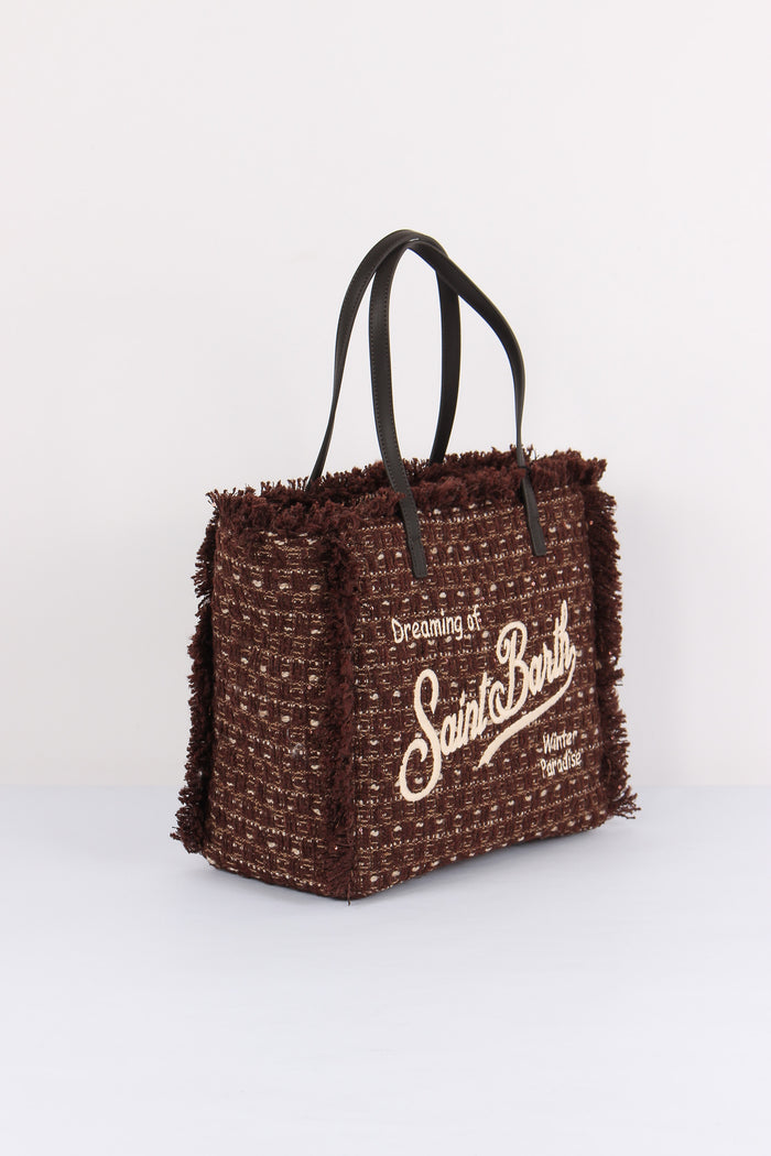 Borsa Vanity Tweed Brown-6