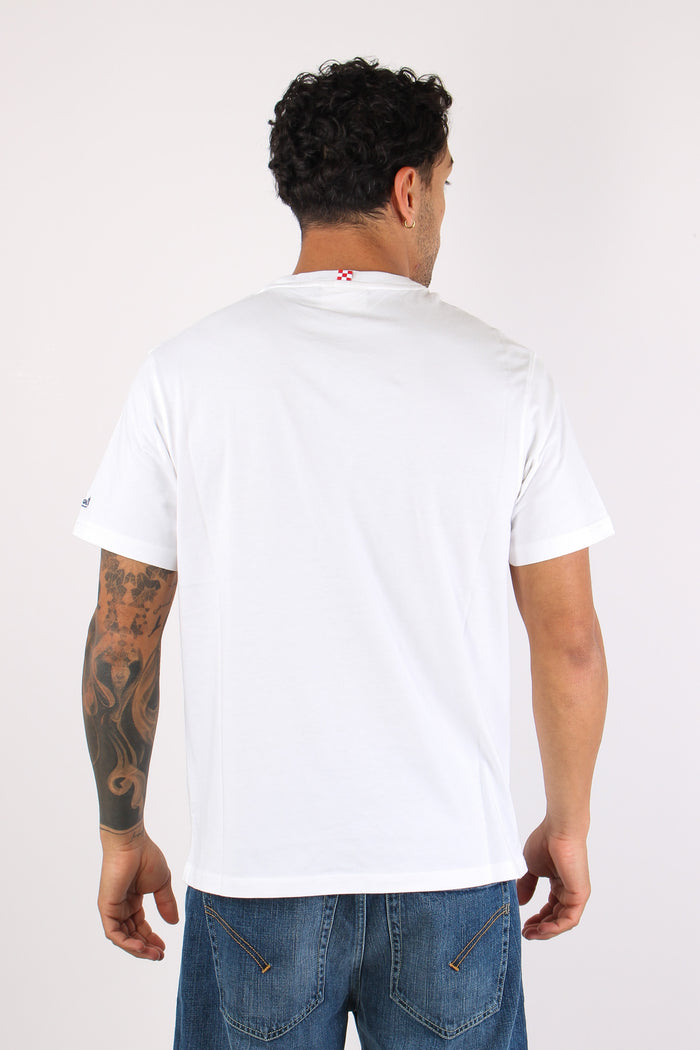 T-shirt Scritta Ricami Italians Spiaggina-4