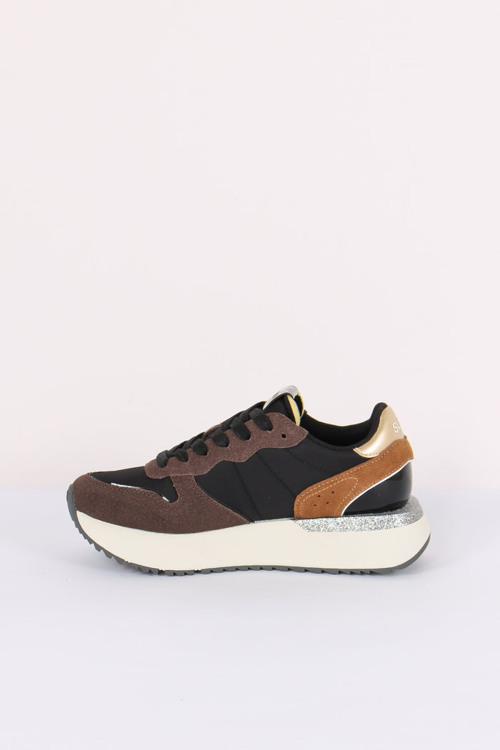 Sneakers Big Stargilr Mix Materials Nero-7