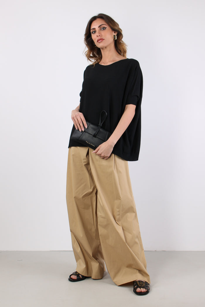 Maglia Cropped M/m Nero-6