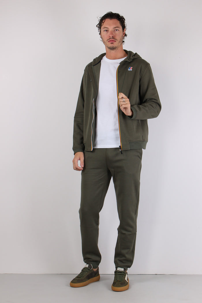 Pantalone Felpa Green/blackish-3