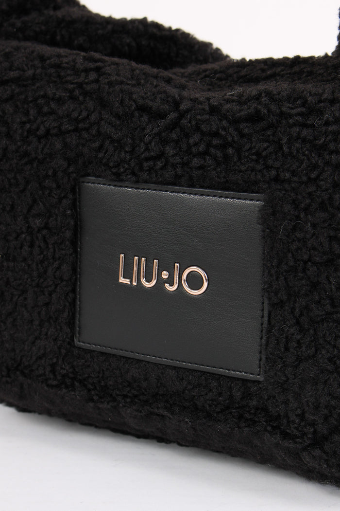 Mini Tracolla Teddy Patta Nero-7