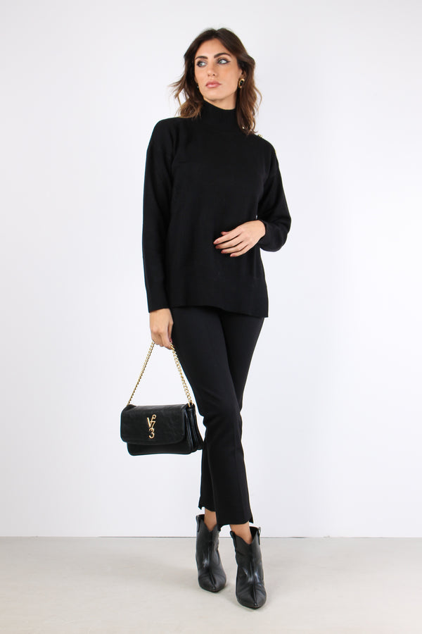 Pantalone Scalino Fondo Nero