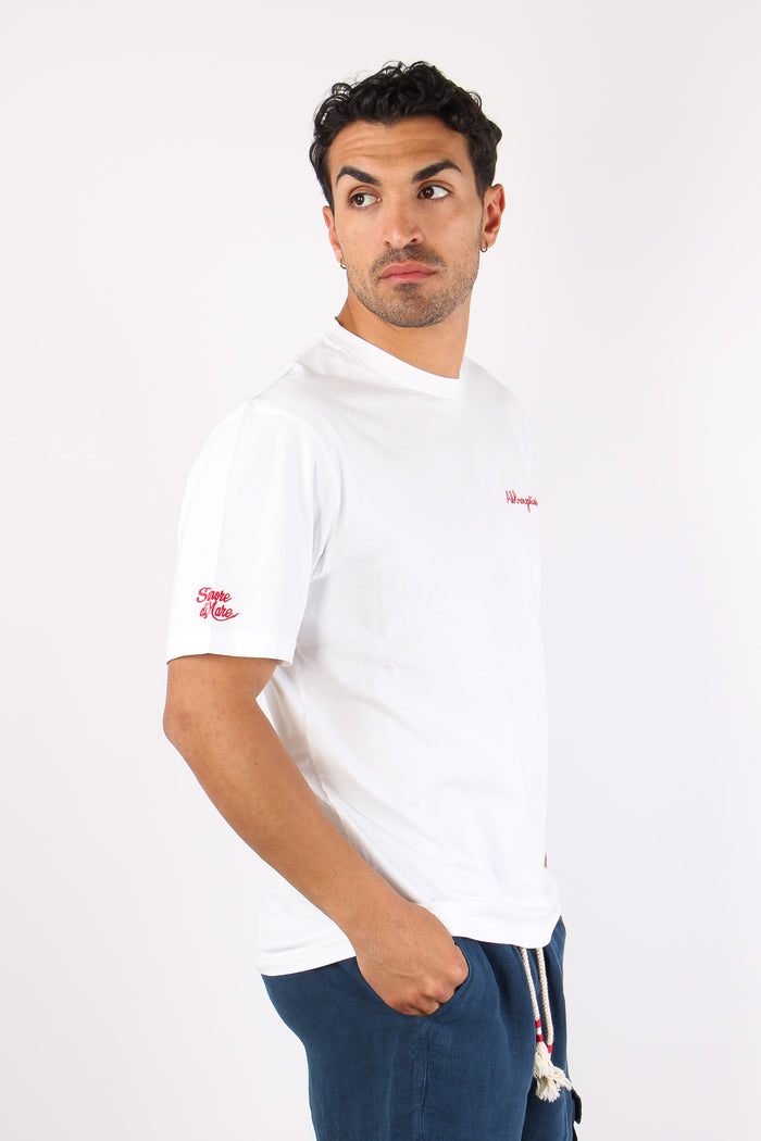 T-shirt Scritta Ricami Abbronzatissimo-6