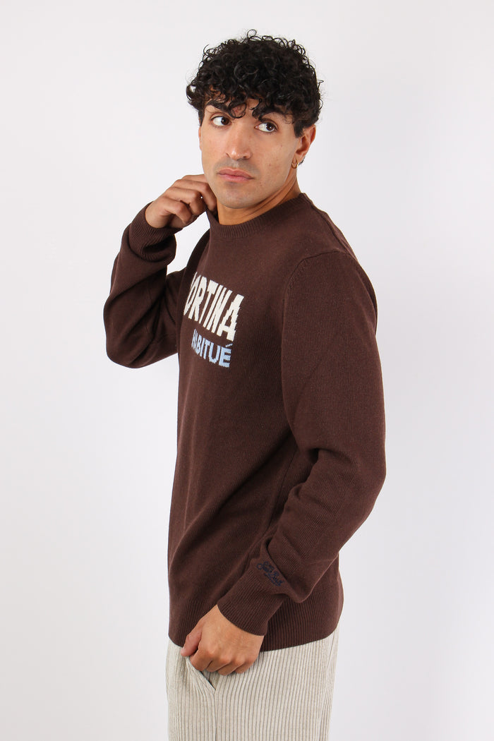 Girocollo Cortina Abitue Marrone-5