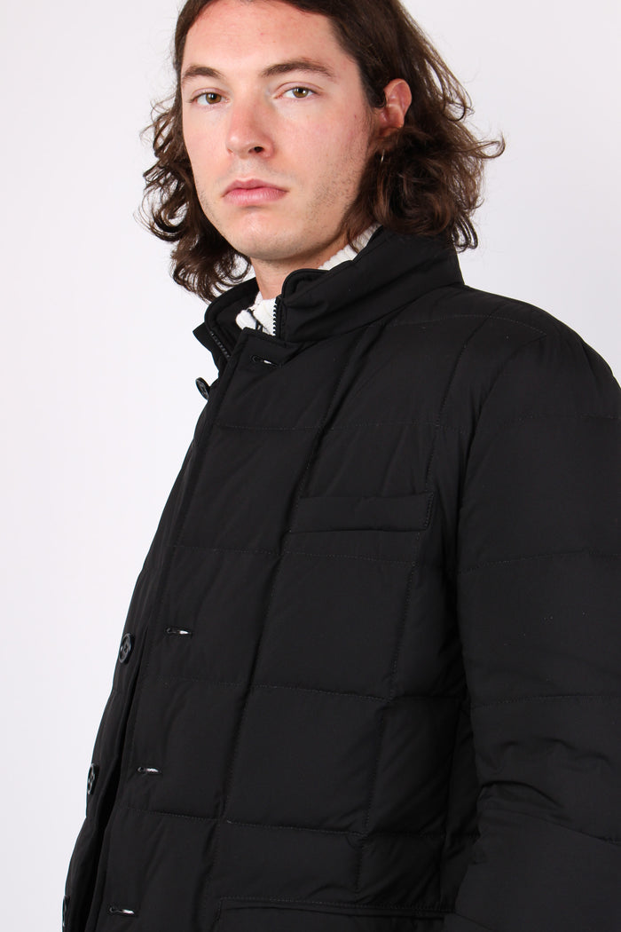 Down Jacket Microfibra Nero-7