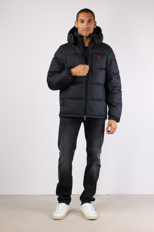 Piumino Tasca Zip Polo Black