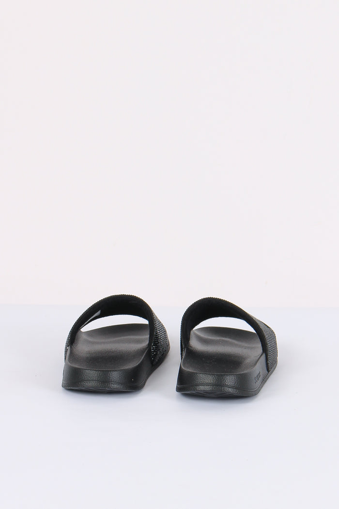 Ciabatta Fascia Strass Nero-3