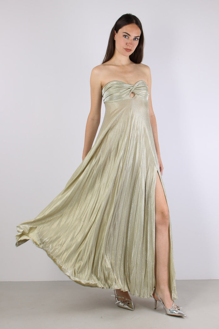 Abito Fascia Plisse Platinum-8