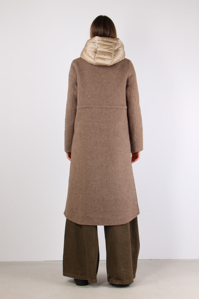 Cappotto Lana Doppiopetto Taupe-6