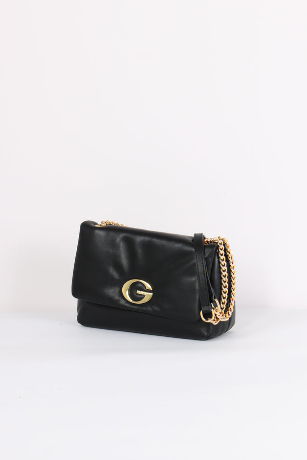 Tracolla Puffy Catena Nero-2