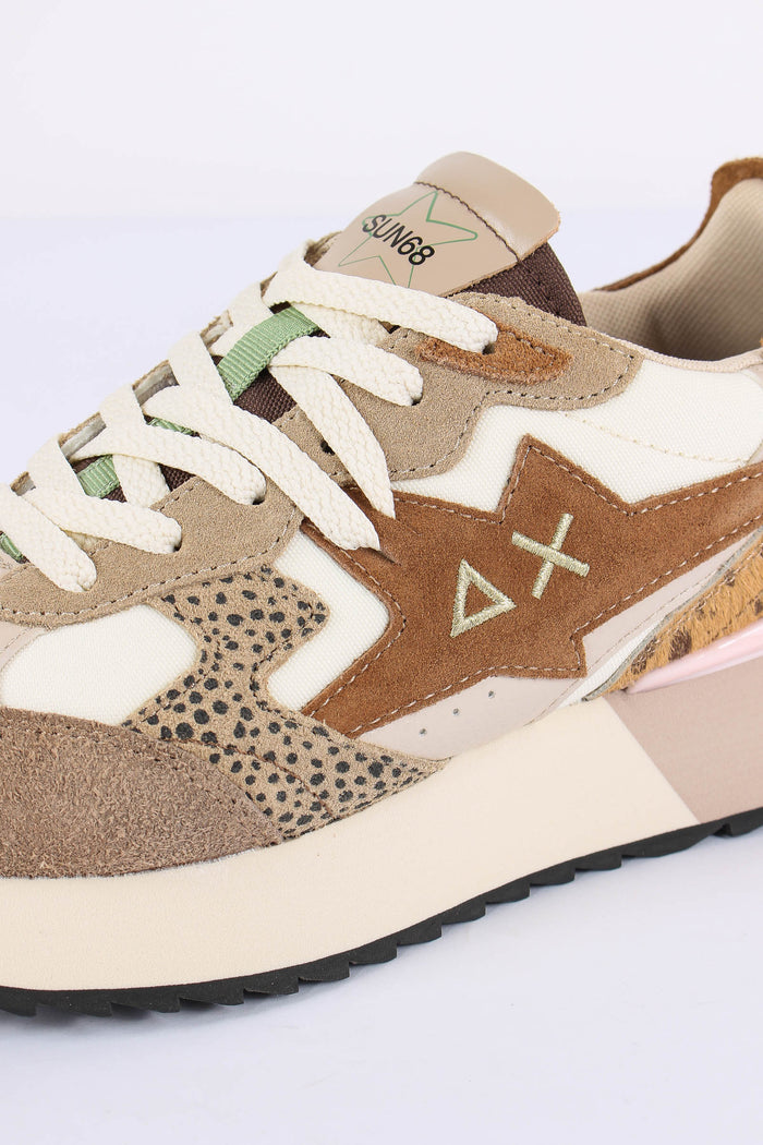 Sneakers Stargirl Multicolor Beige-4