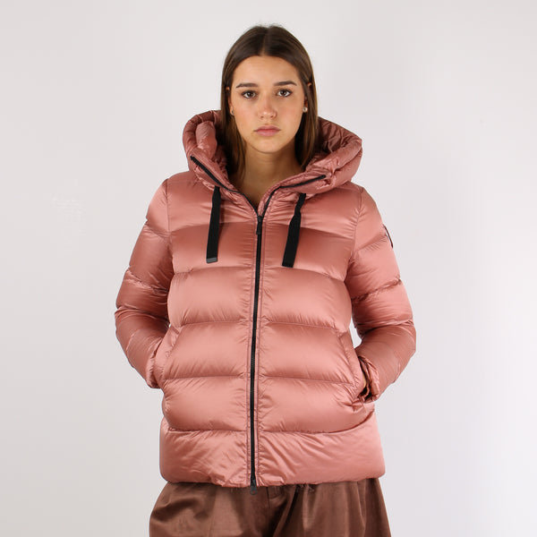 Piumino Nylon Cangiante Blush Pink-2