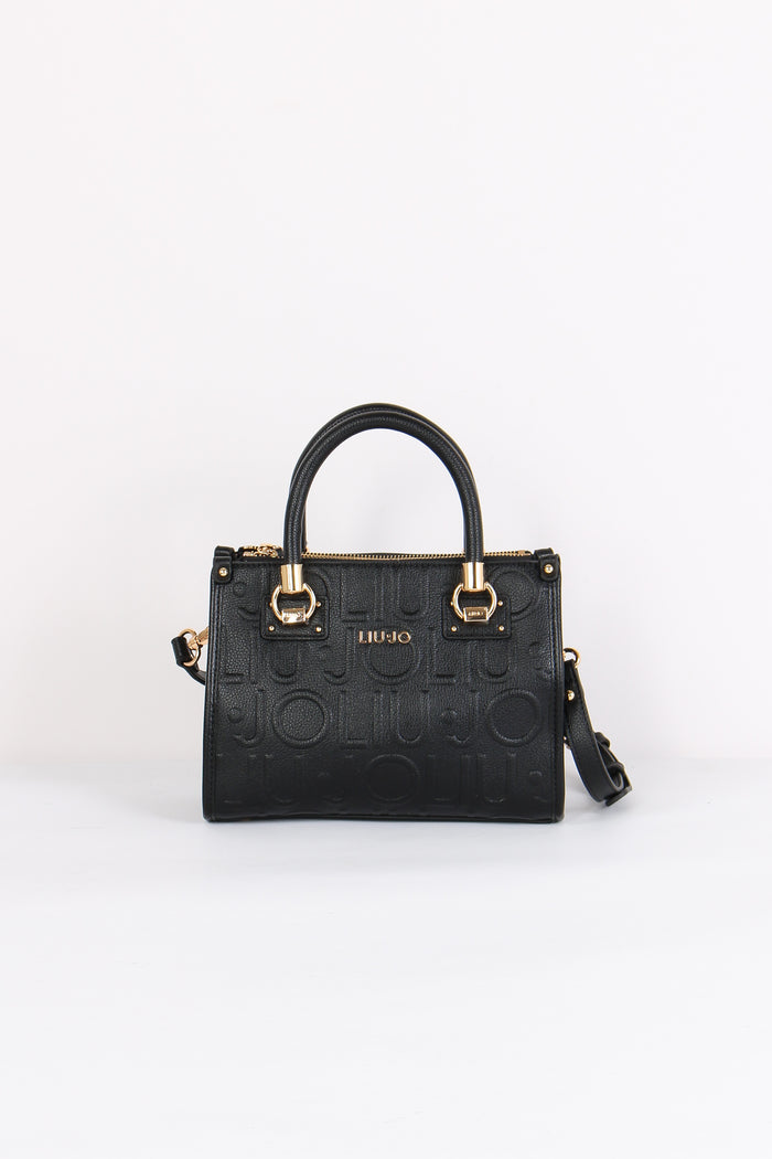 Shopping Piccola Logo 3d Nero