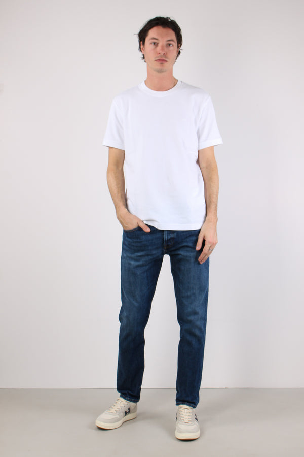 T-shirt Piquet Bianco-2