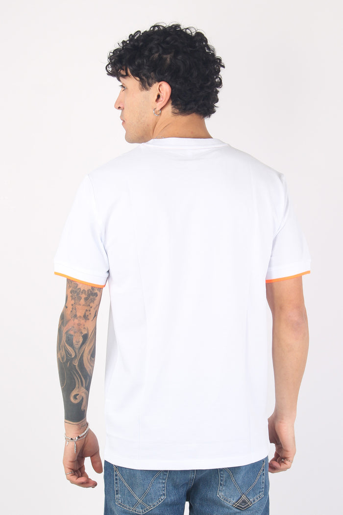 T-shirt Pique Taschino Bianco-3
