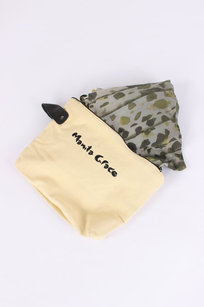 Foulard Cotone Seta Fantasia Edera-2