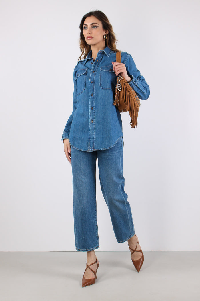 Denim Boyfriend Misto Canapa Denim Medio-3