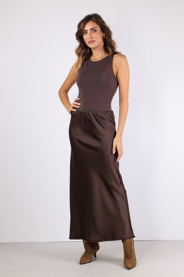 Gonna Raso Sbieco Moro