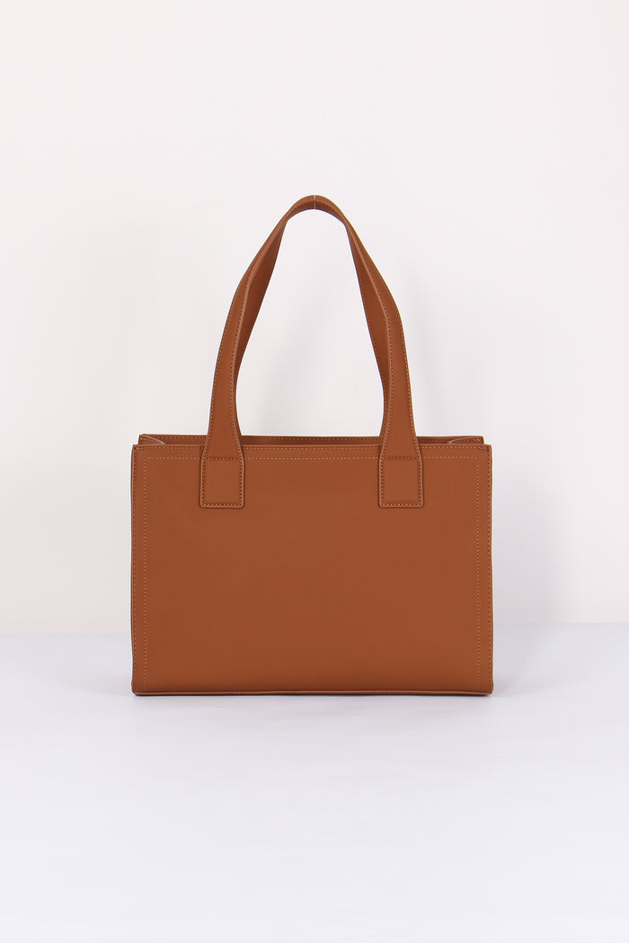 Shopping Rigida Lettering Cuoio-3