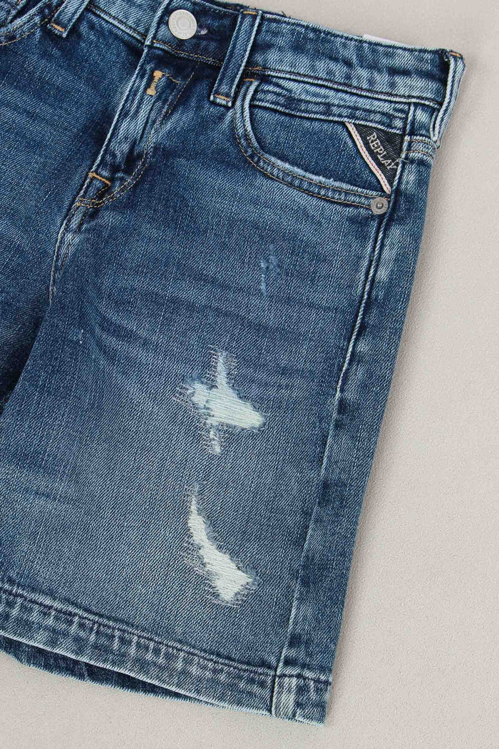 Bermuda Denim Rotture Denim-4