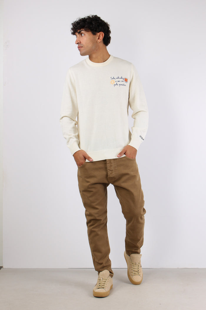 Girocollo Sole Pole Position Bianco-3