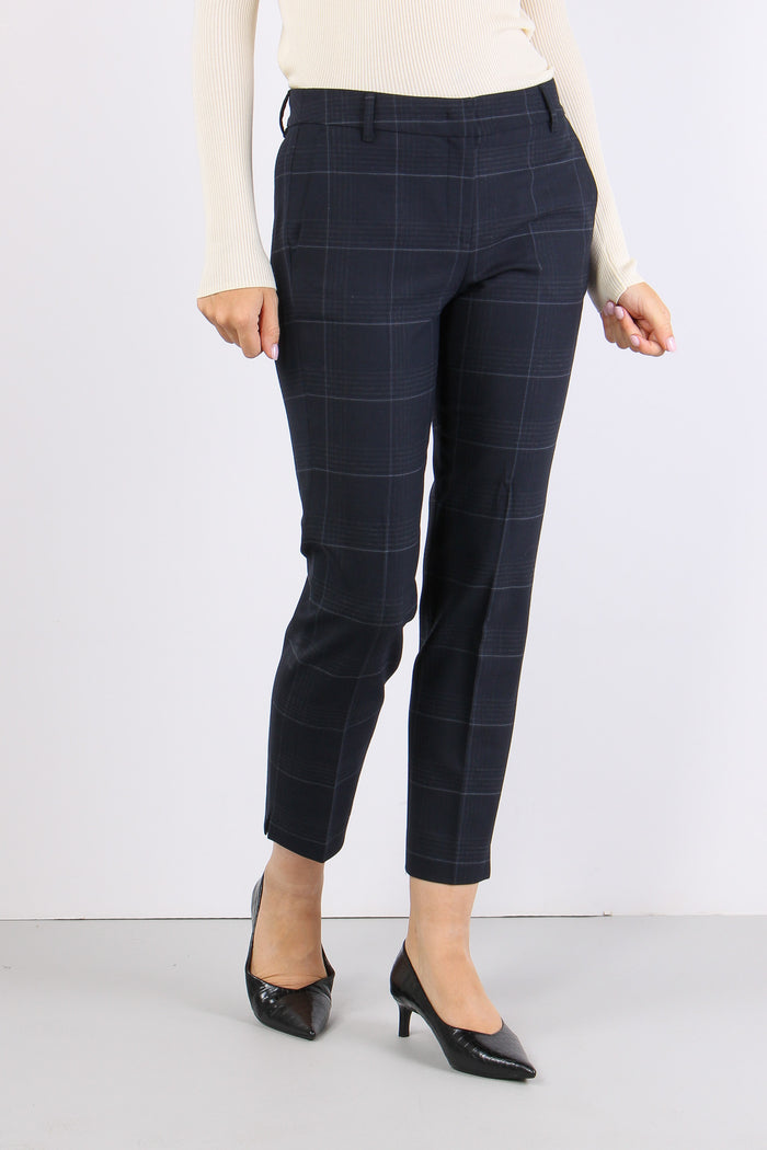 Mllesordio Pantalone Check Navy Check-6