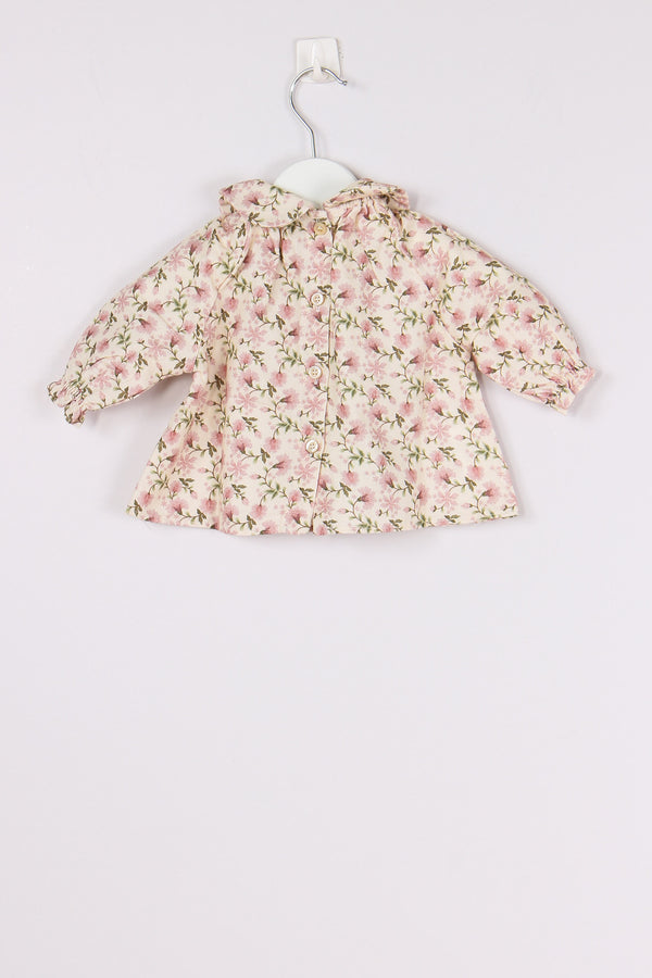 Camicia Fantasia Fiori Rose-2