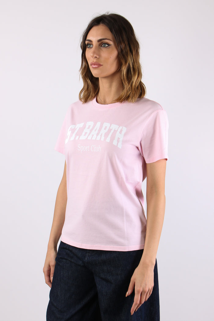 T-shirt Scritta Rosa-3