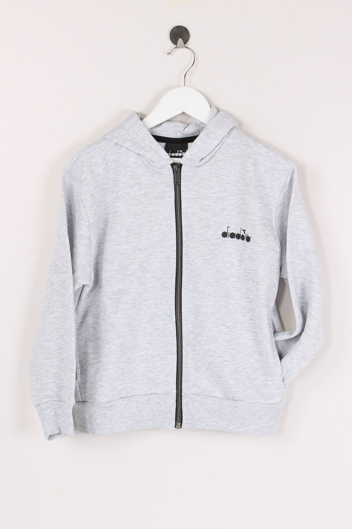 Felpa Cappuccio Zip Grigio