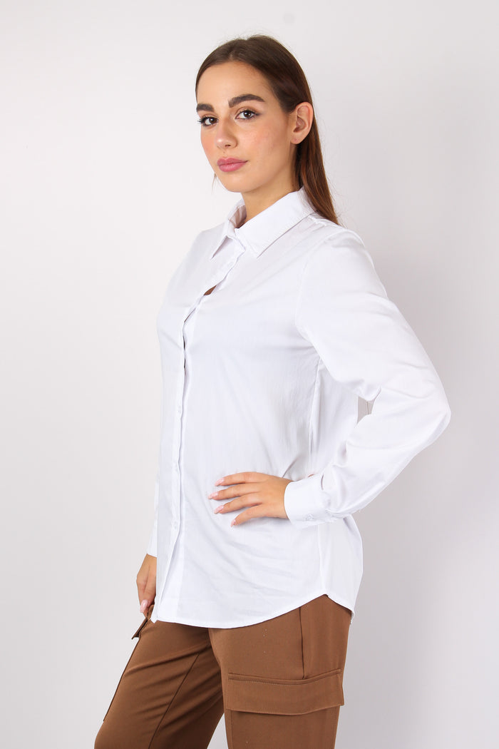 Camicia Basica Bianco-5