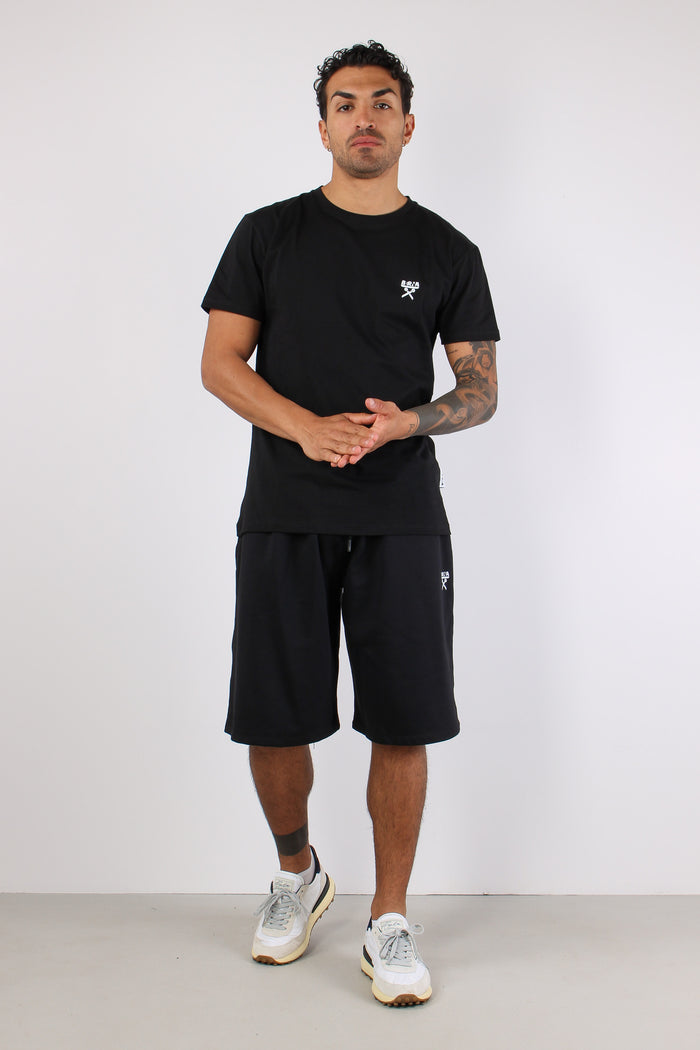 T-shirt Regular Logo Nero-4