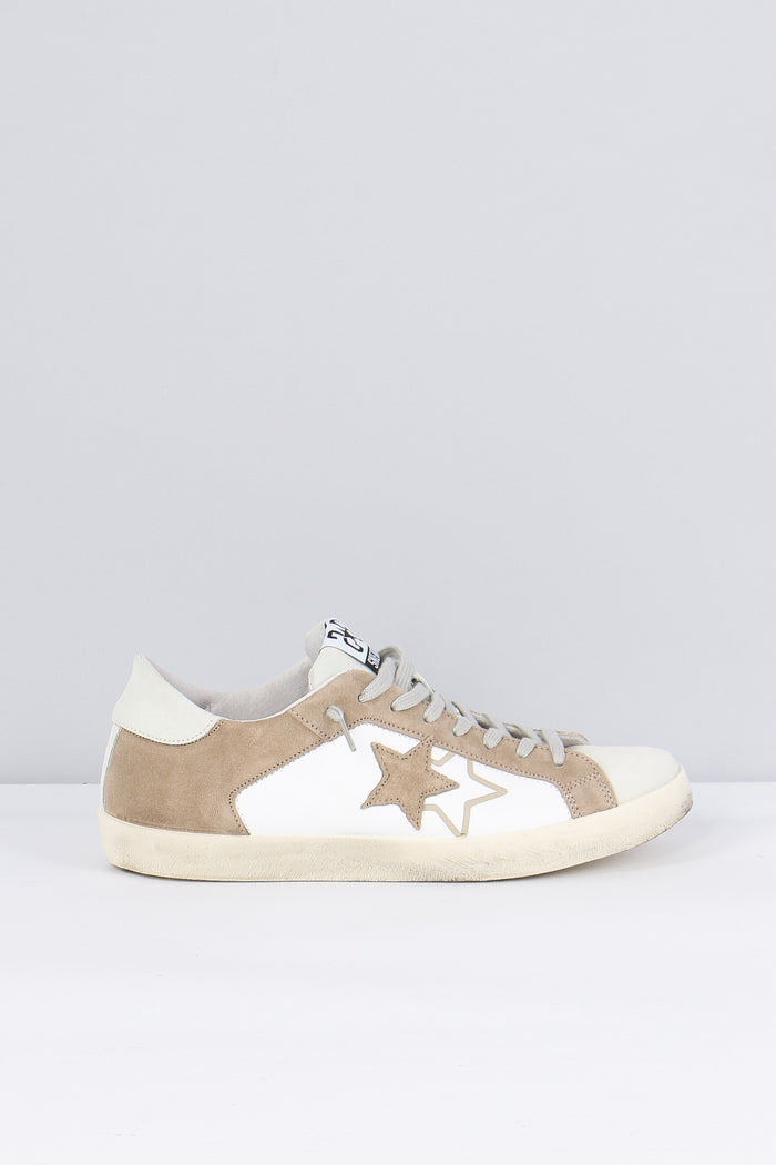 Sneakers Very Star Bianco/taupe