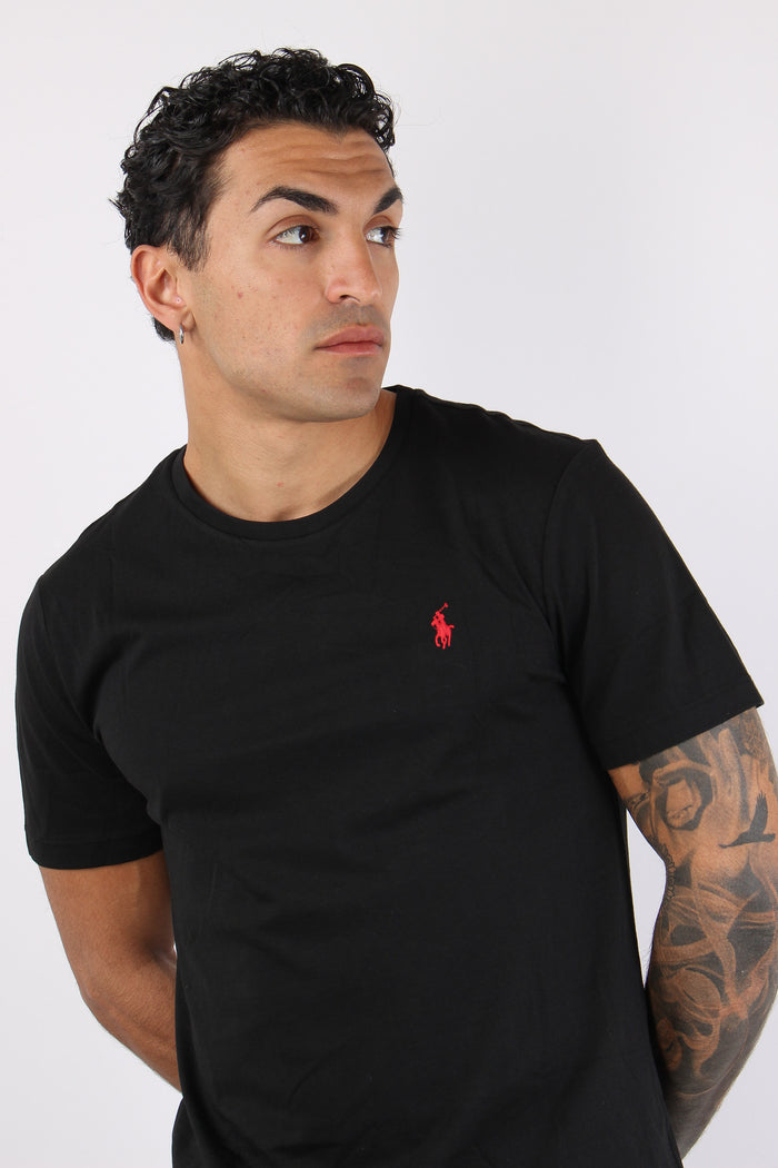 T-shirt Slim Fit Jersey Rl Black-7