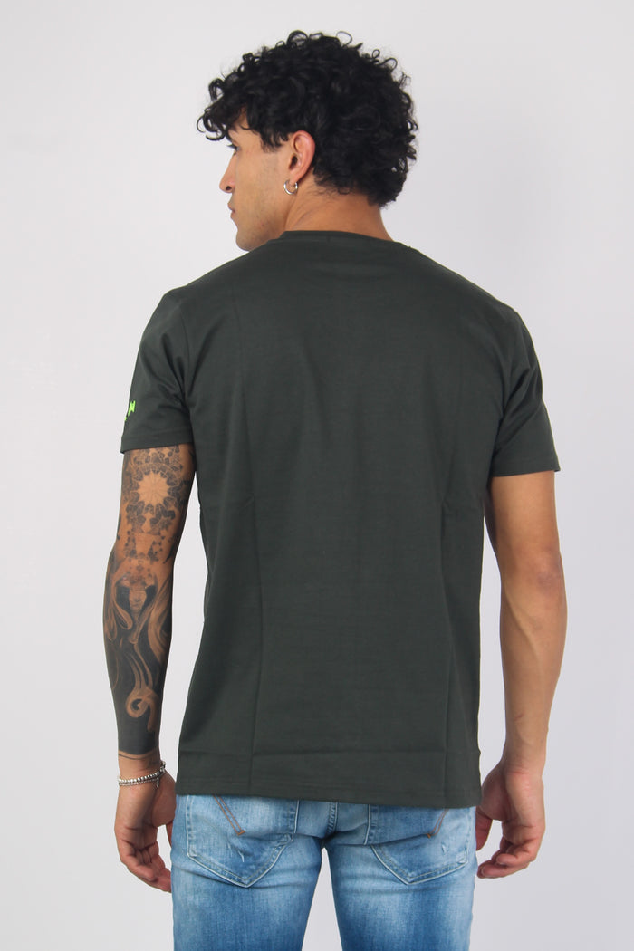 T-shirt Stampa Vespa Super Militare-3