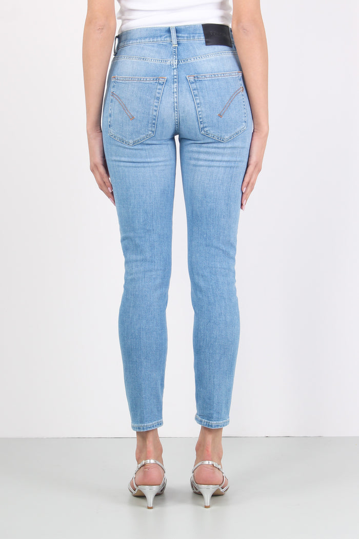 Daila Jeans Slim Fit Denim Medio-5