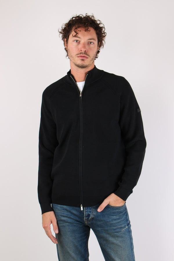 Full Zip Costa Inglese Black