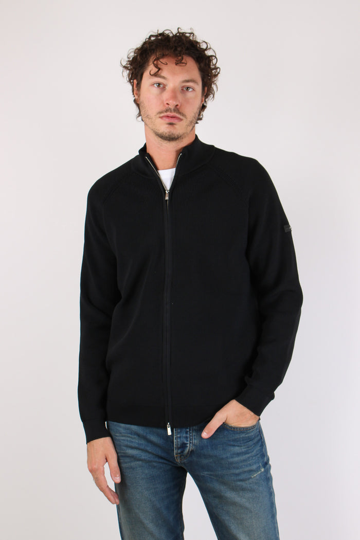 Full Zip Costa Inglese Black