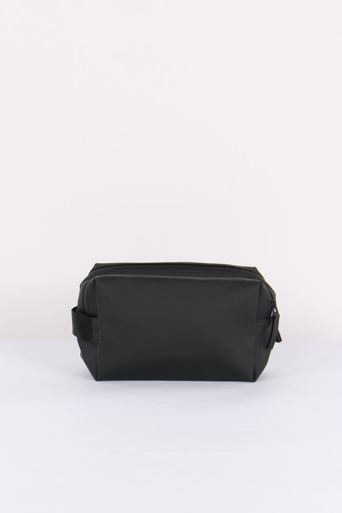 Wash Bag Zip Black-3