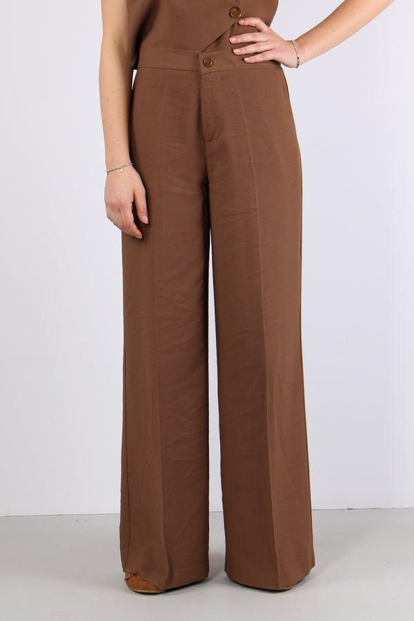 Pantalone Dritto Elastico Diet Cioccolato-2