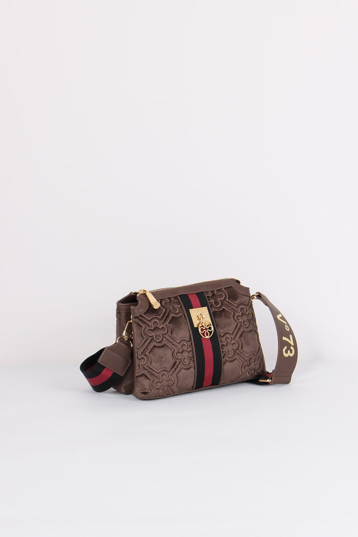 Cate Borsa Tre Scomparti Taupe/multicolor-6