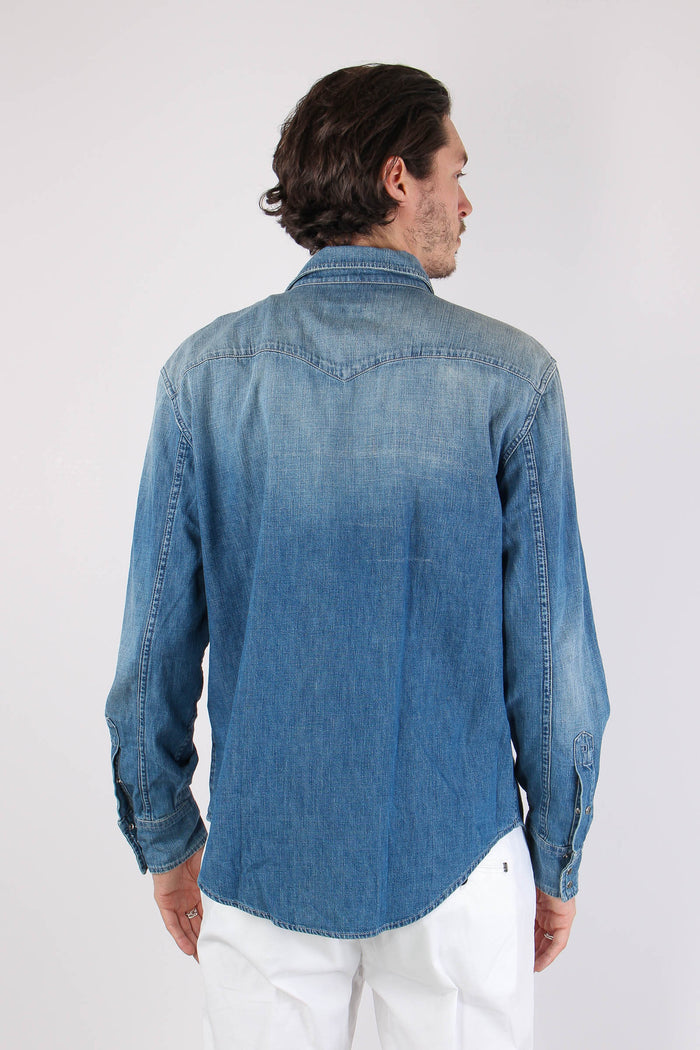 Camicia Denim Denim Medio-4