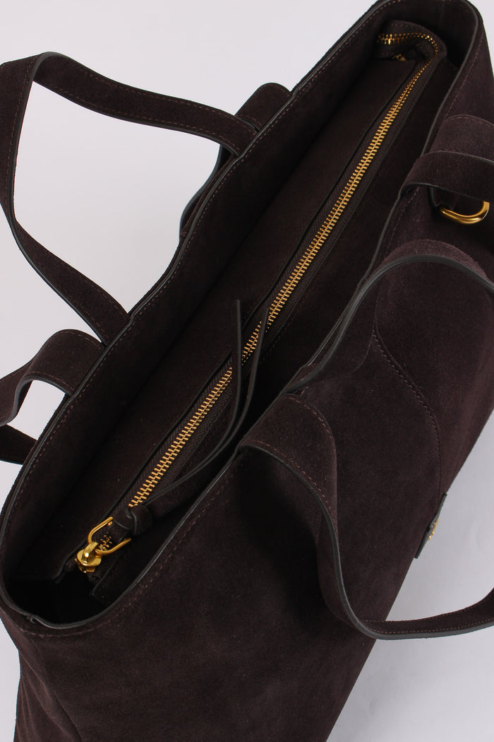 Maxi Shopping Suede Dark Brown-6